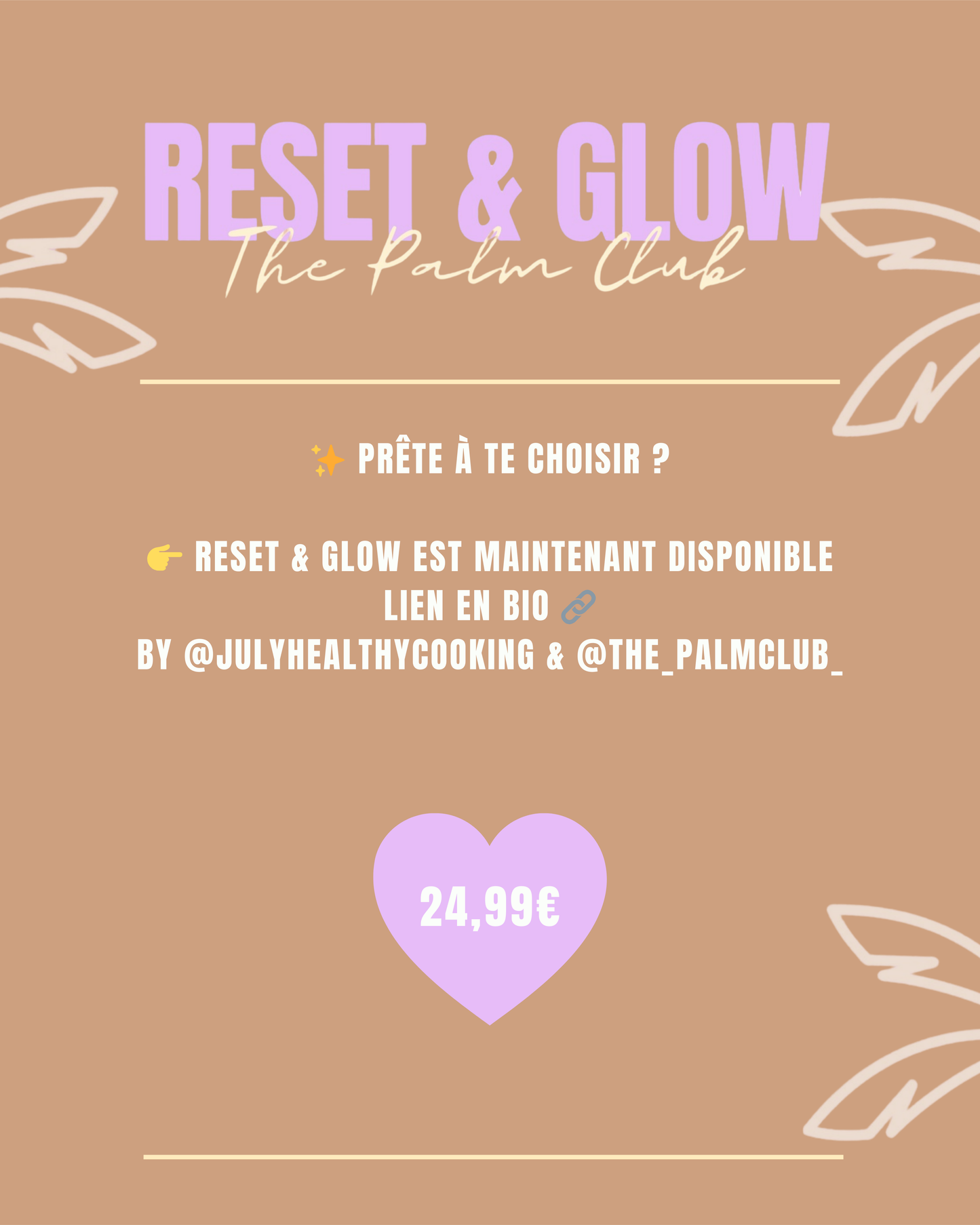 RESET & GLOW | PROGRAMME 7 JOURS