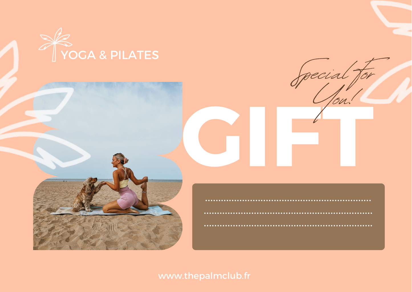 XMAS GIFT CARD • 5 COURS Yoga / Pilates