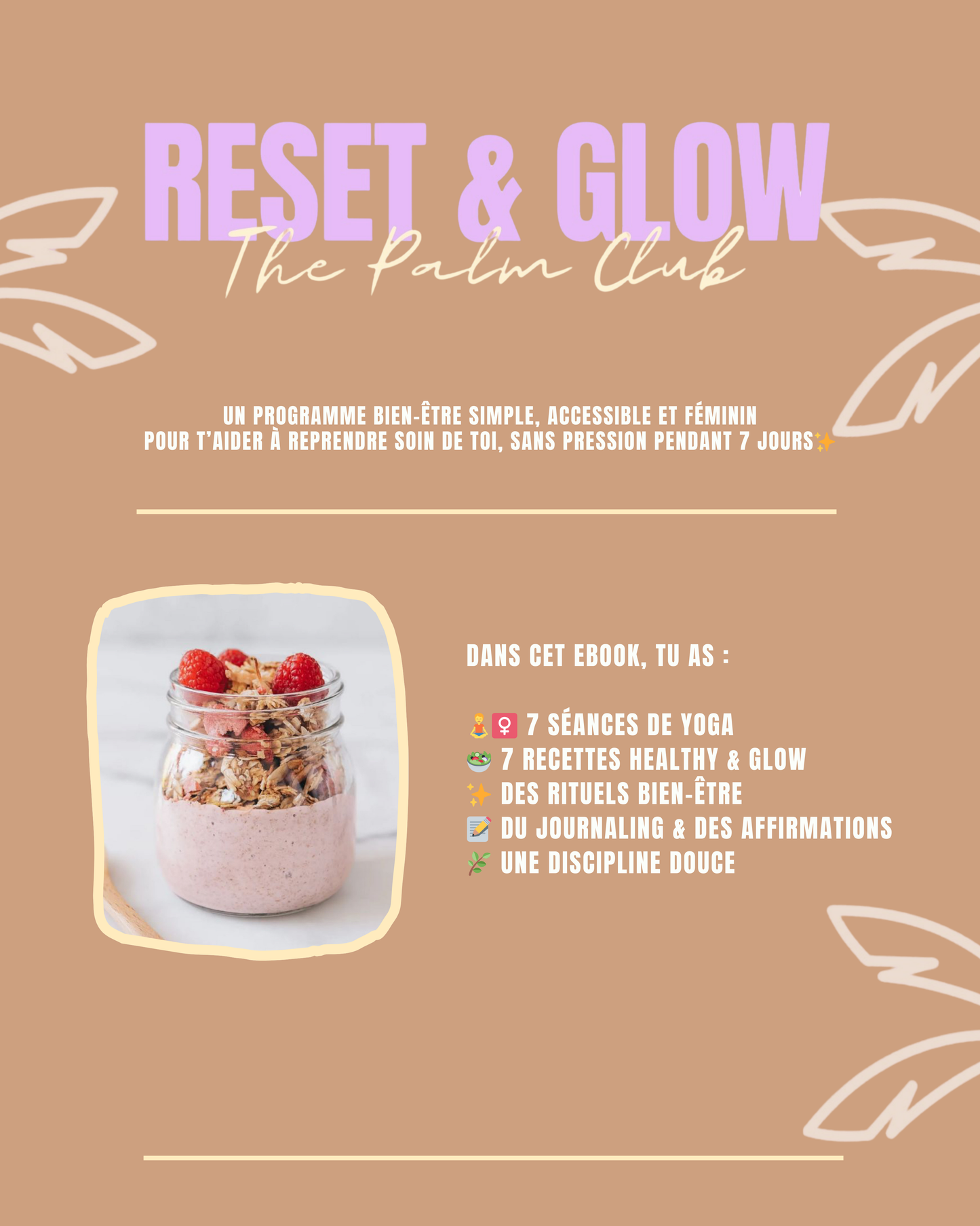 RESET & GLOW | PROGRAMME 7 JOURS